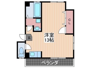 天神マンションの物件間取画像